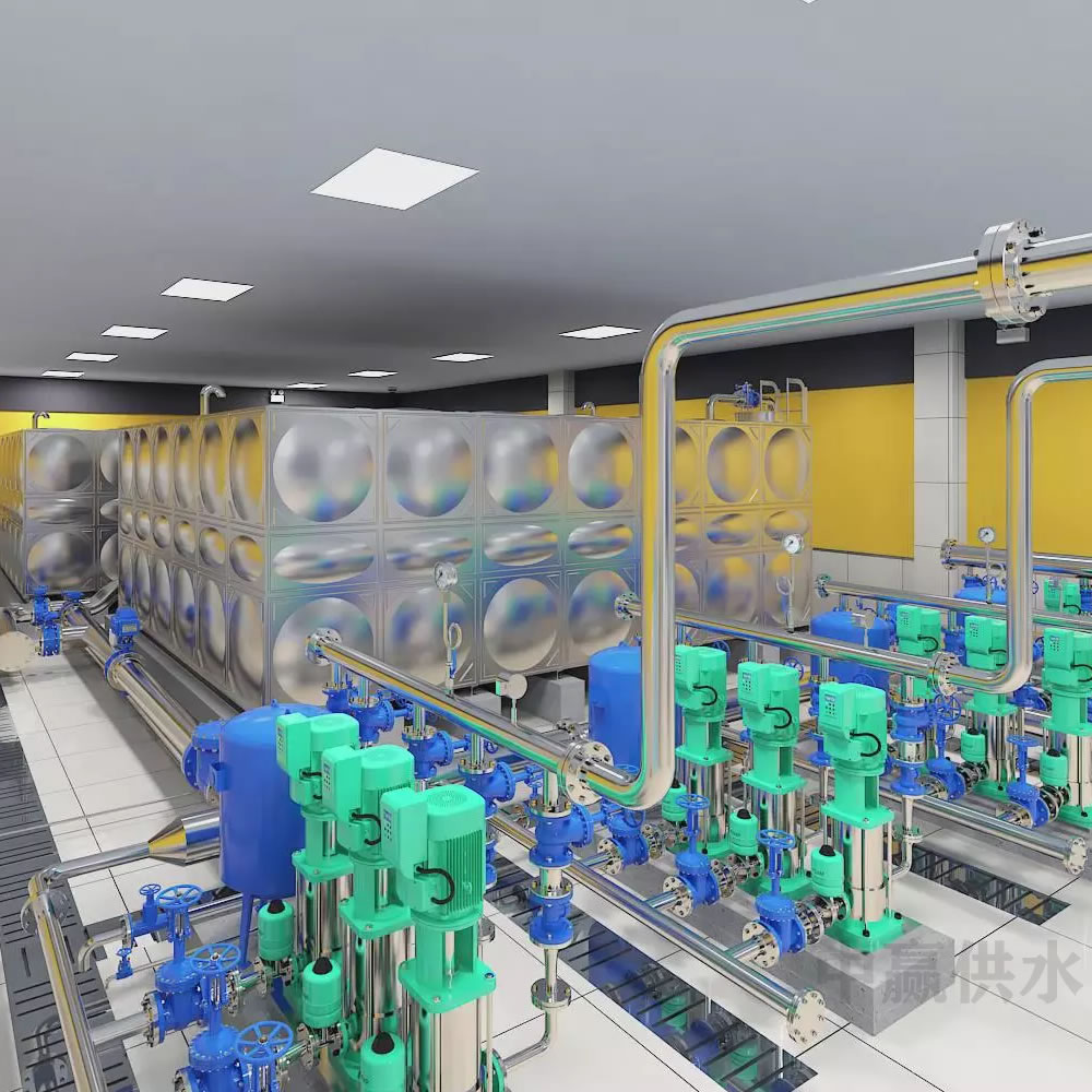 高層小區二次供水設備的工作原理和工作流程是什么？